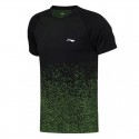 TEE SHIRT AAYN181 INTERGRATED WEAVE MEN BLACK