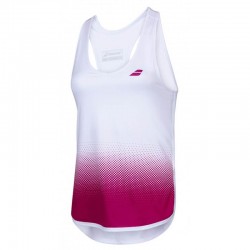 TOP COMPETE TANK LADY WHITE VIVACIOUS RED